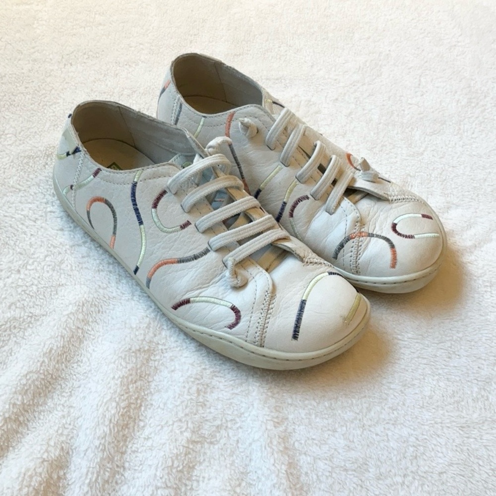 Camper Twins Leather Sneakers EUC